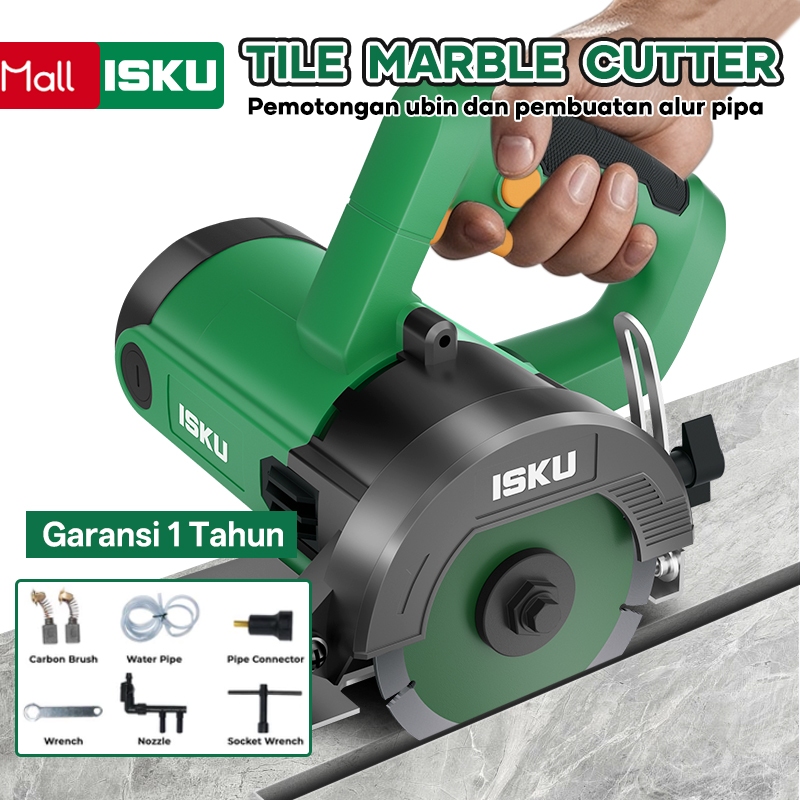 ISKU Mesin Potong Keramik & Batu 1050W | Tile Marble Cutter Elektrik Alat Potong Ubin Garansi 1 Tahu