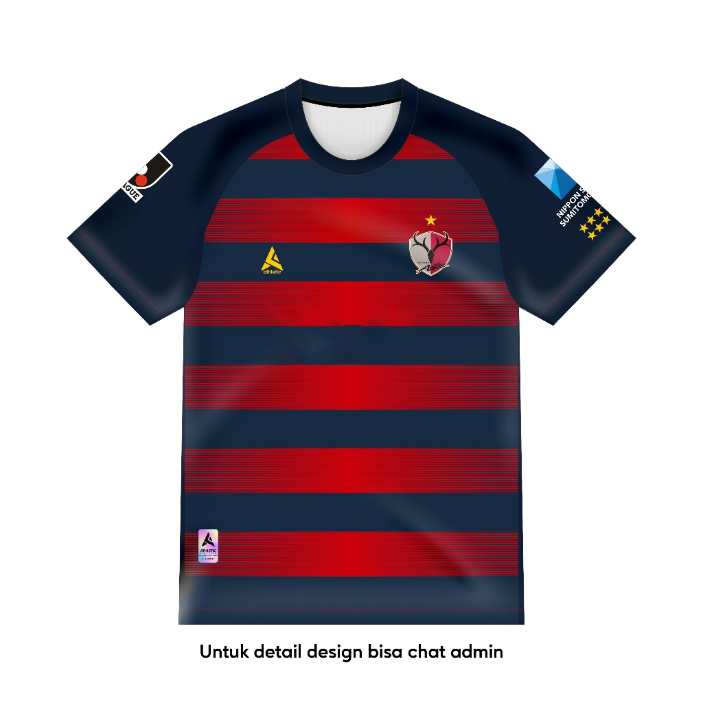 ATHLETIC SPORTWEAR - Jersey Vintage Bola Fantasy Kashima Antlers Away 2017 Fullprinting Casual - Ata