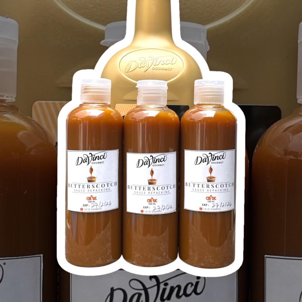 DAVINCI Butterscotch Sauce Premium Repacking 250ml