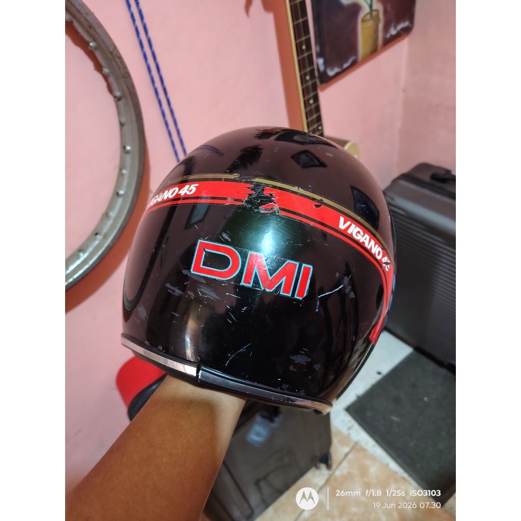 helm vigano hitam original