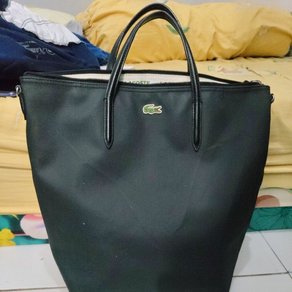 Preloved Tas Totebag Lacoste Jumbo