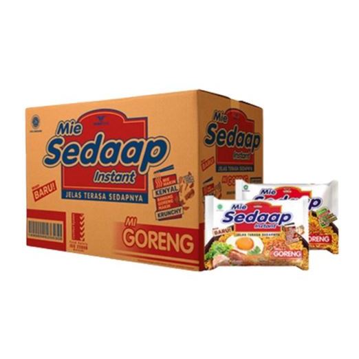 Mie Instan Goreng Indomie & Sedap 1 Dus Isi 40 Pcs