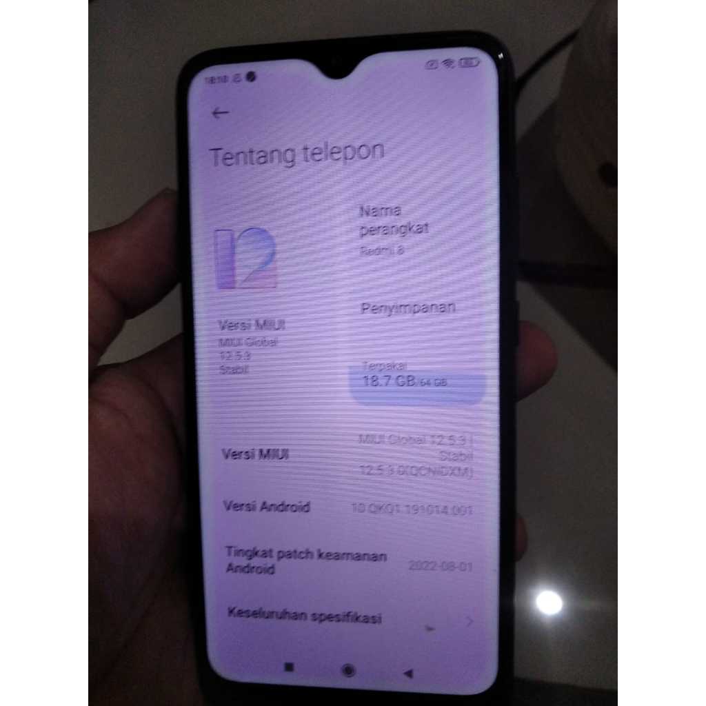 hp xiaomi redmi 8 ram 4/64 bekas second murah handphone seken
