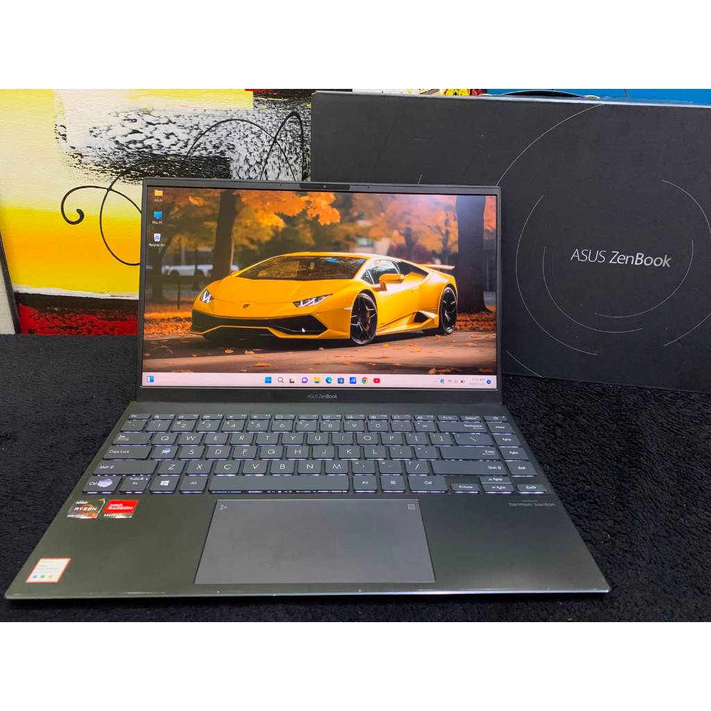 Laptop Asus ZenBook UX425U Ryzen 7 5700U 8/512 Slim Fullset