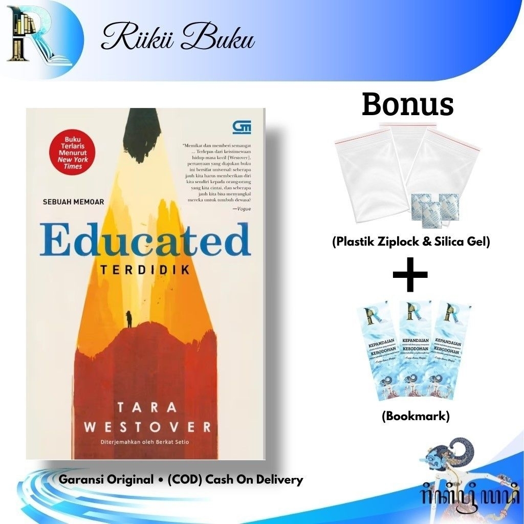 Buku Educated (Terdidik) - Tara Westover
