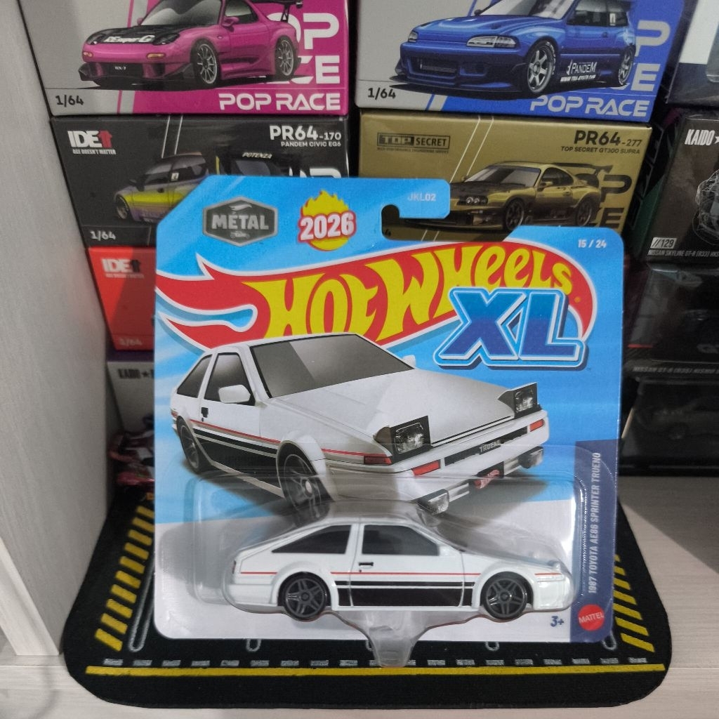 Hotwheels XL AE86 Putih