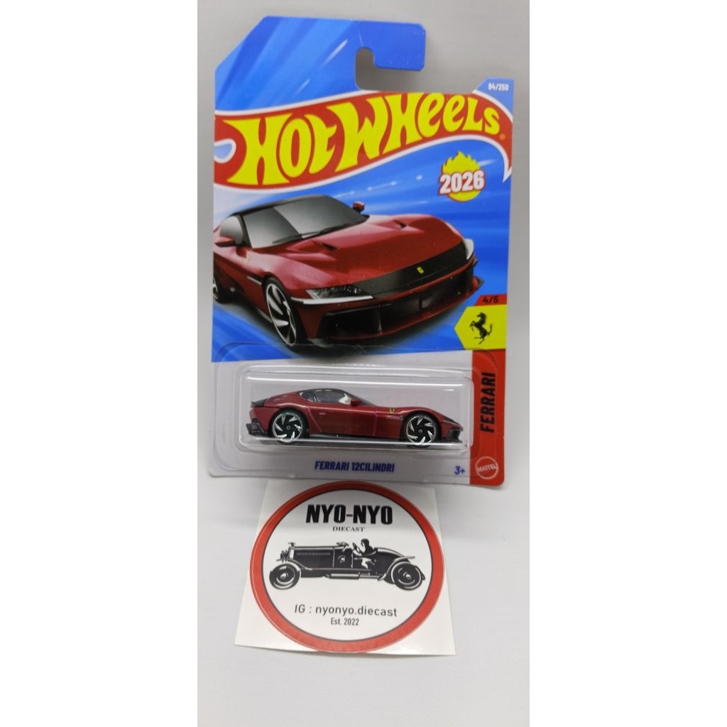 Hotwheels Ferrari 12cilindri