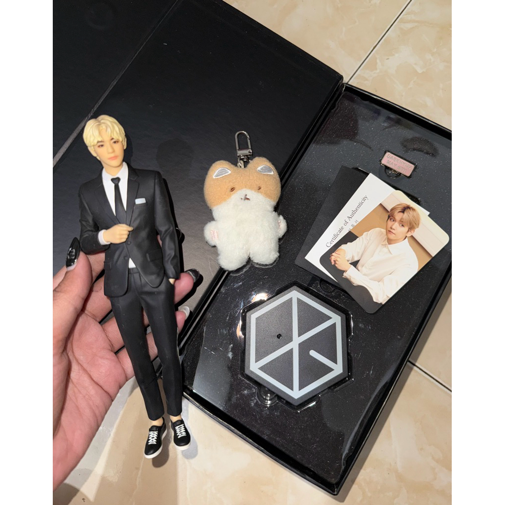Teolaegi Flat Keyring & Figure 3D Baekhyun ( BUNDLING )
