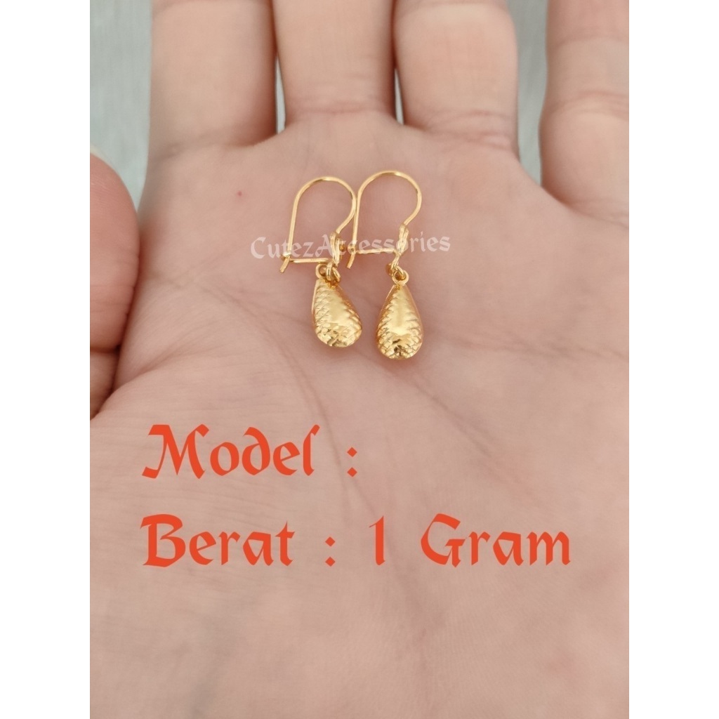 Anting Desy Gantung Dewasa Emas Muda