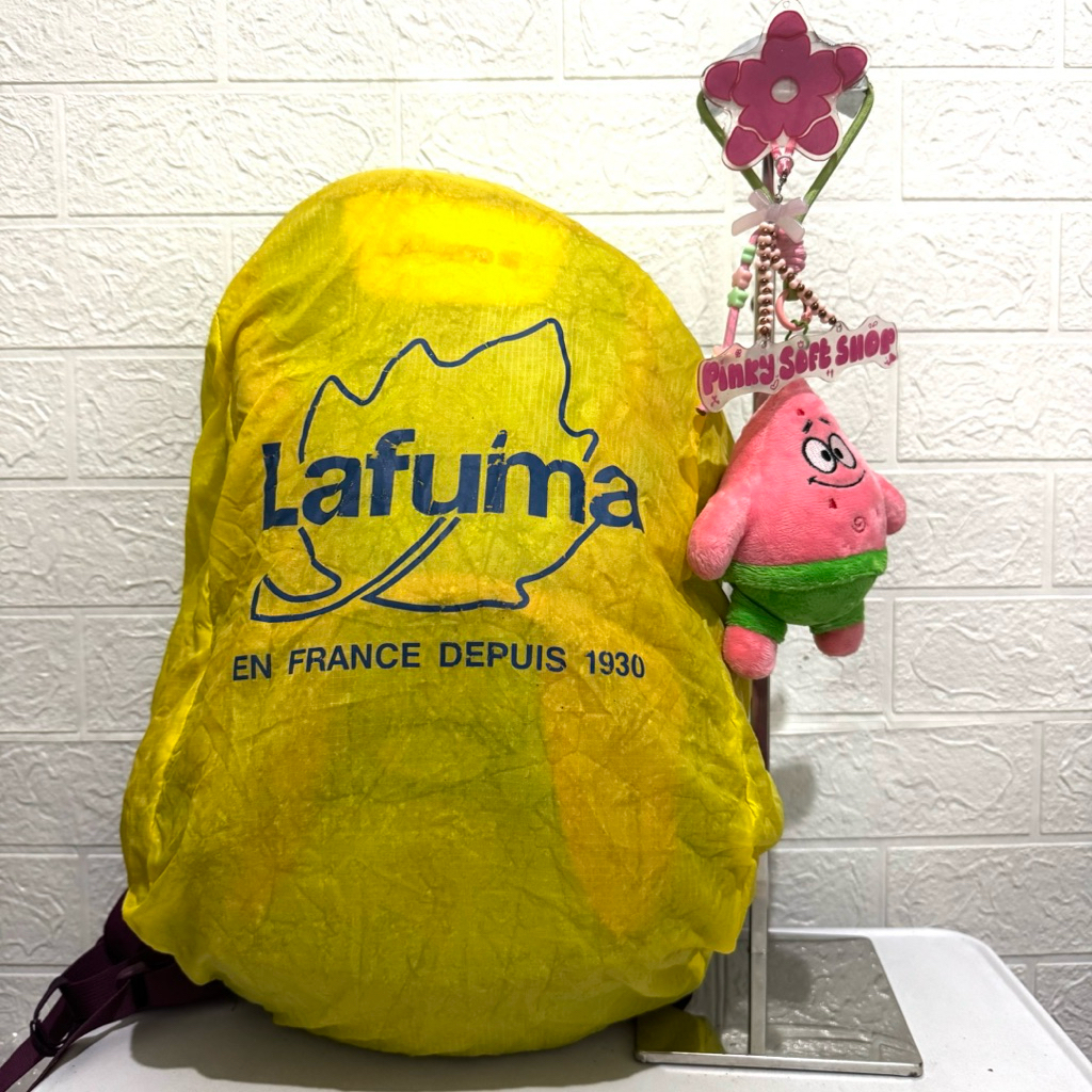 tas ransel lafuma. tas ransel nilon. tas ransel bertulang. tas ransel nilon lengkap raincover. tas r