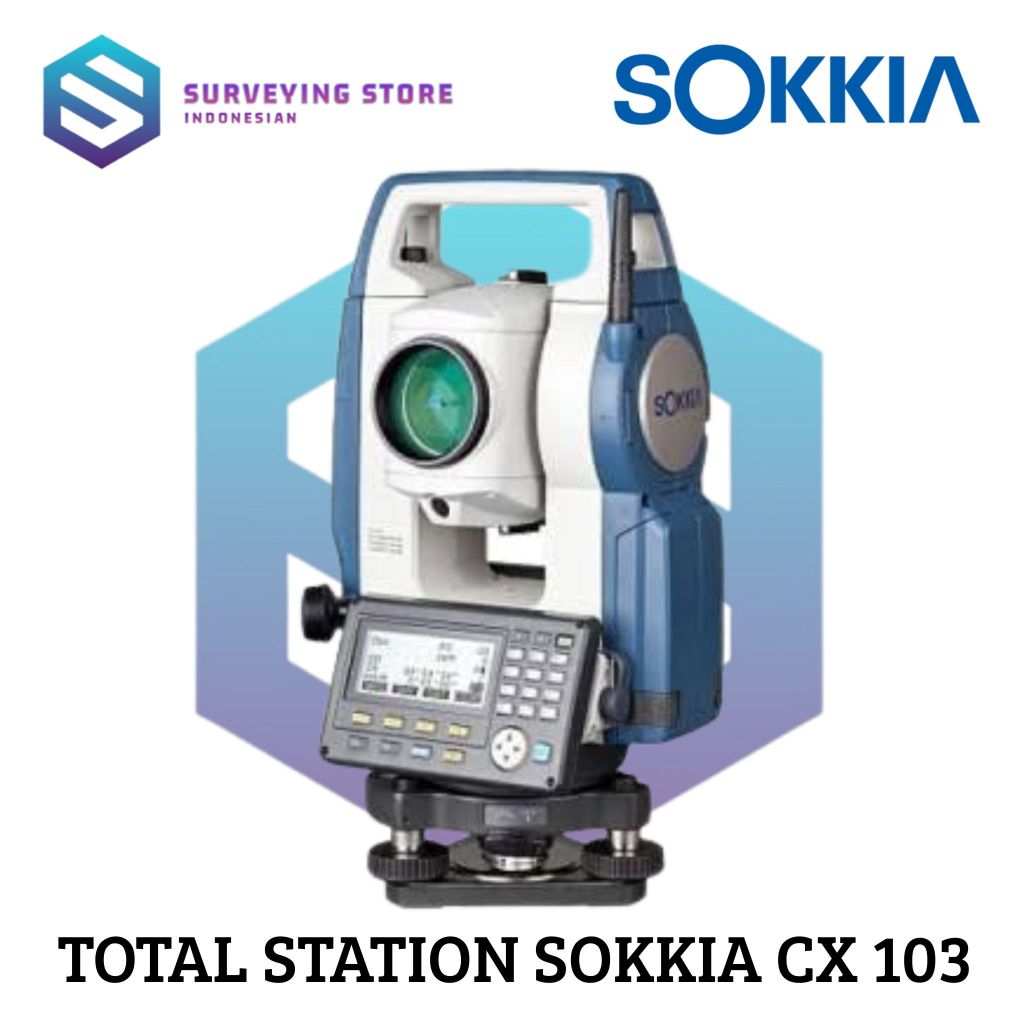 Total Station Sokkia CX 103 Bekas Satu Set Lengkap