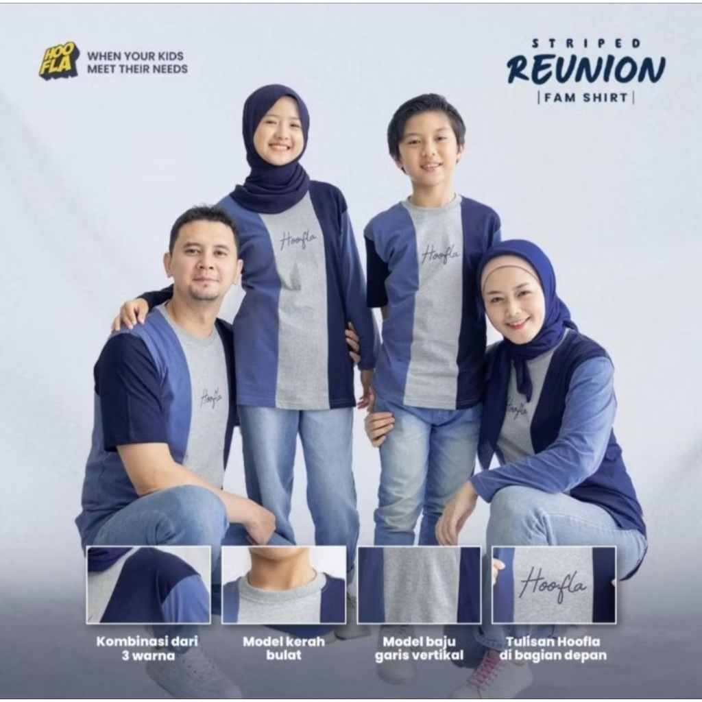 KAOS SANTAI COUPLE FAMILY SARIMBIT SERAGAMAN