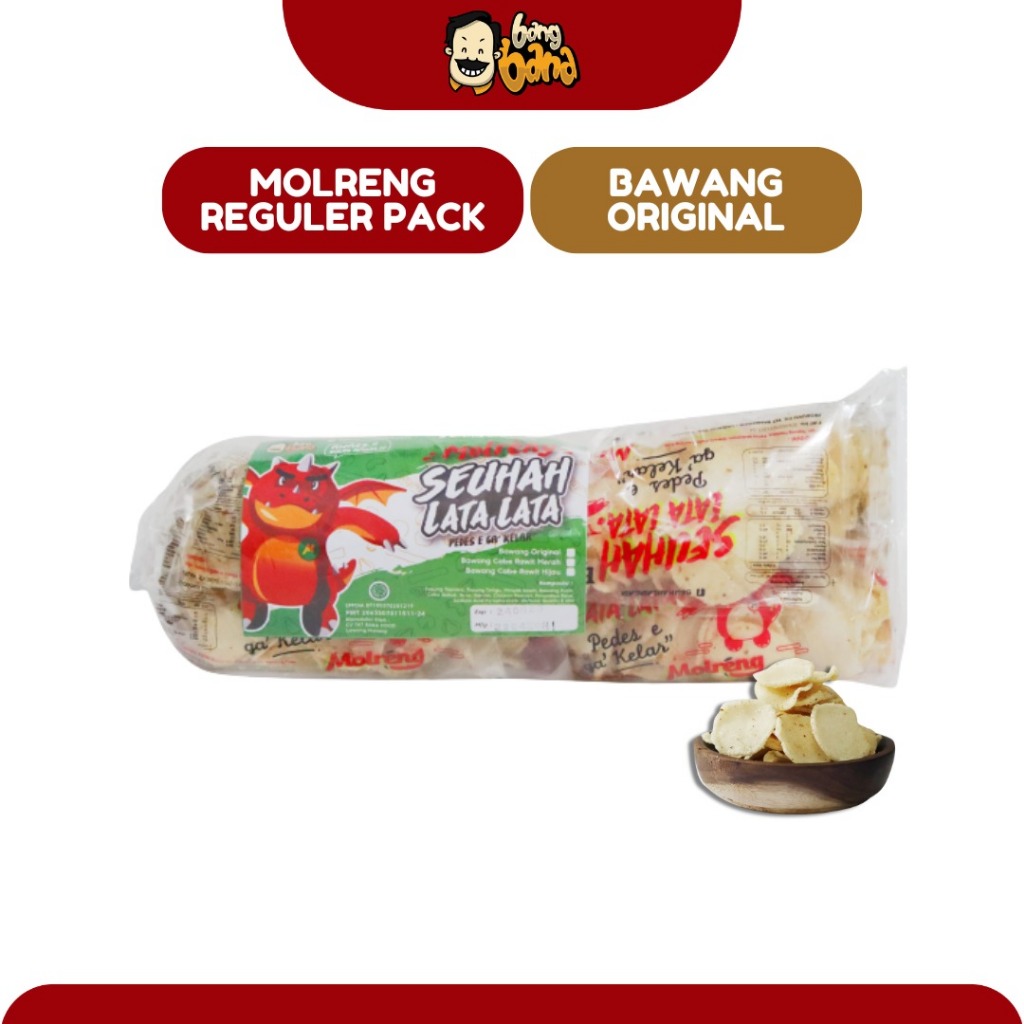 Keripik Molreng Kripik Molreng Moring SeuhahLataLata Bang Bana Bawang Kemasan Pack