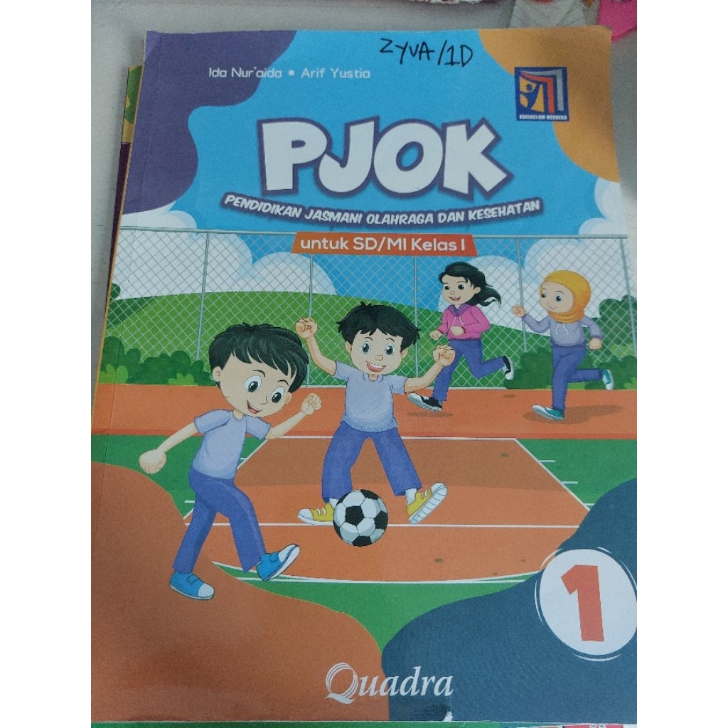 buku PJOK kelas 1 SD