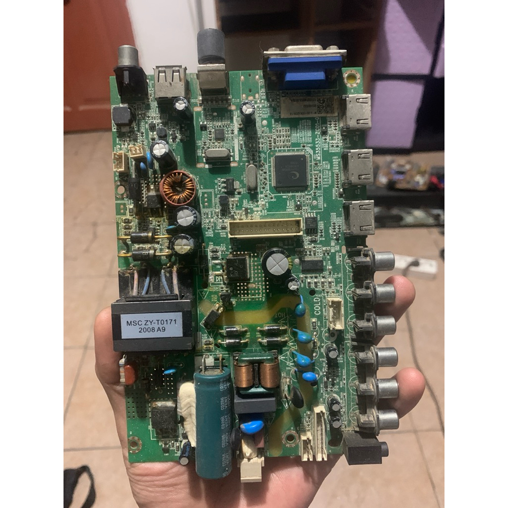 MB MainBoard Tv Led AQUA LE32AQT6050 LE32AQT6100 LE32AQT6900 ( BAHAN SERVIS MATI TOTAL )