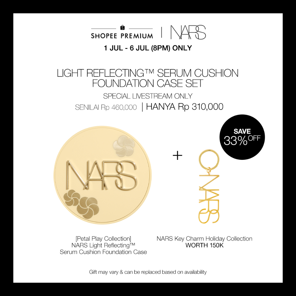 [NEW ARRIVAL] Petal Collection NARS Reflecting Serum Cushion Foundation - Case