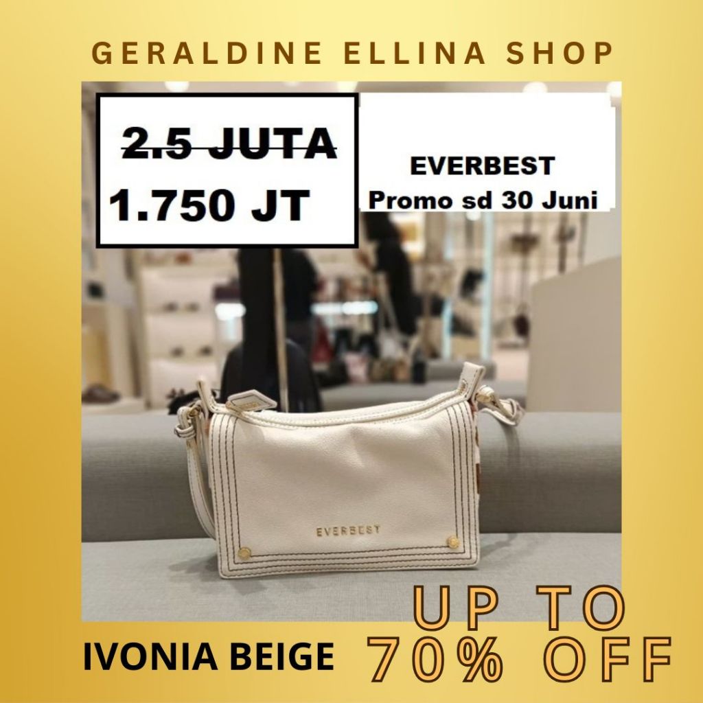 Tas everbest Wanita shoulder bag EVERBEST ORIGINAL 100% SERI IVONIA