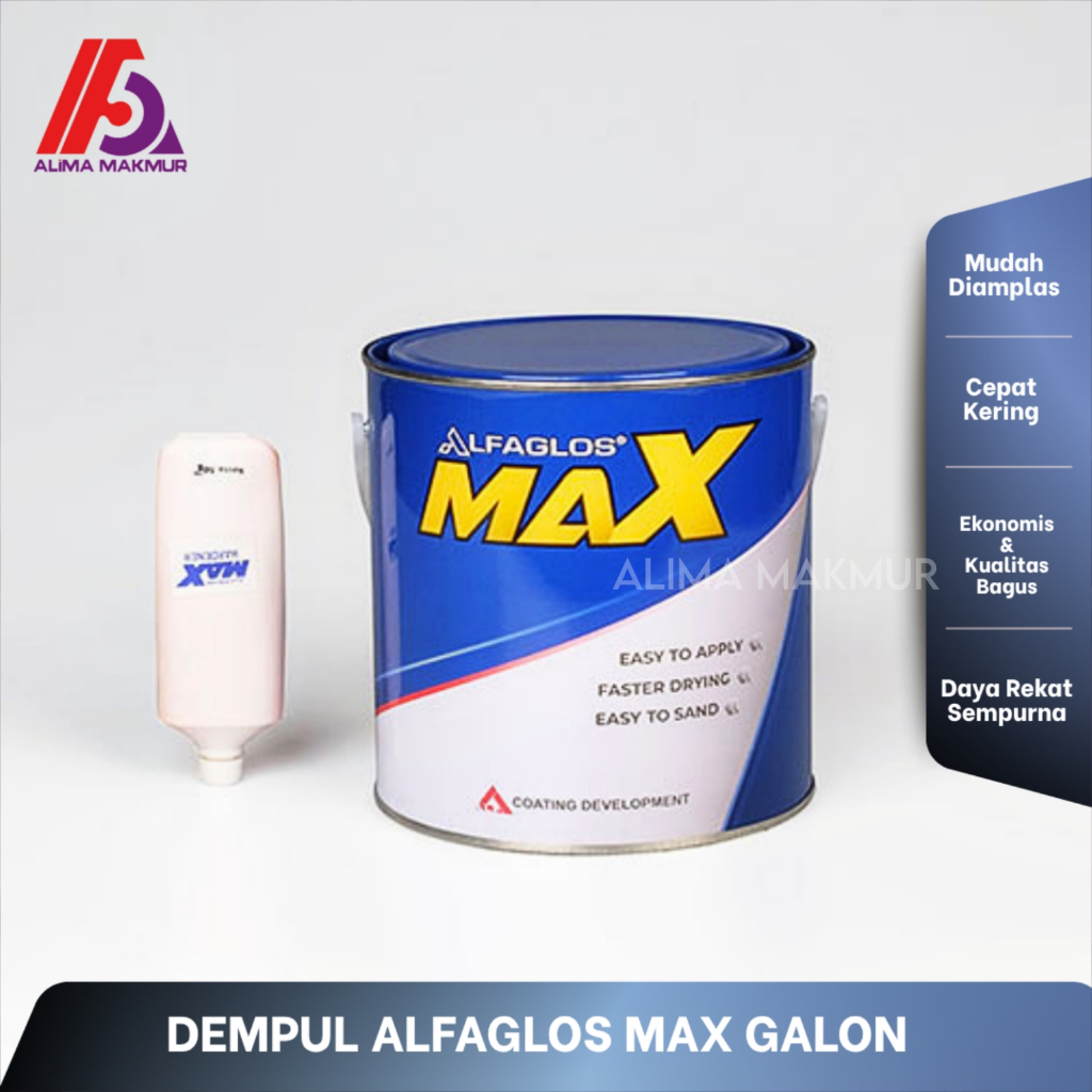 Dempul Alfaglos Max Galon / Dempul Galon Alfaglos / Dempul Alfaglos Galon / Dempul Alfamax Galon