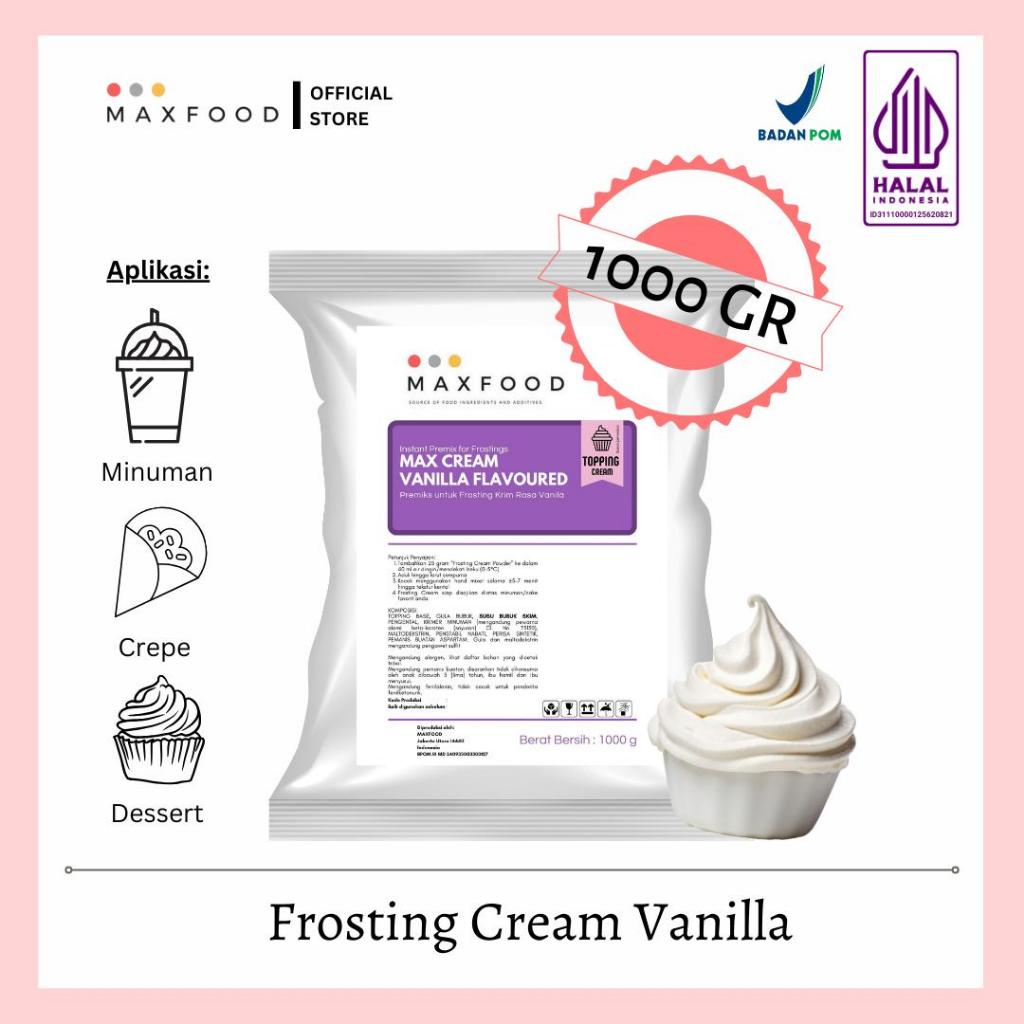Whipping Cream Vanilla / Bubuk Whipping Cream Rasa Vanila