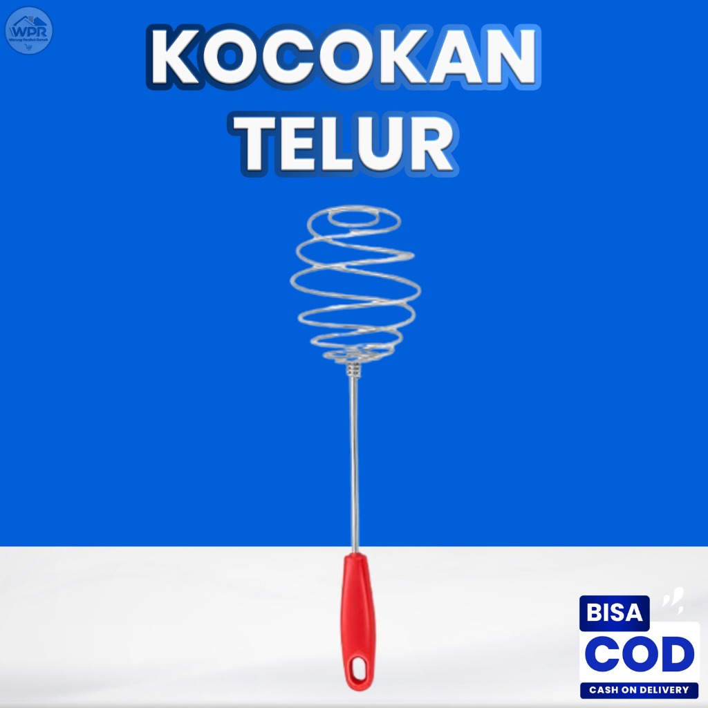KOCOKAN TELUR GAGANG SPIRAL MERAH / KOCOKAN TELUR GAGANG MERAH / KOCOKAN SPIRAL / KOCOKAN MURAH / KO