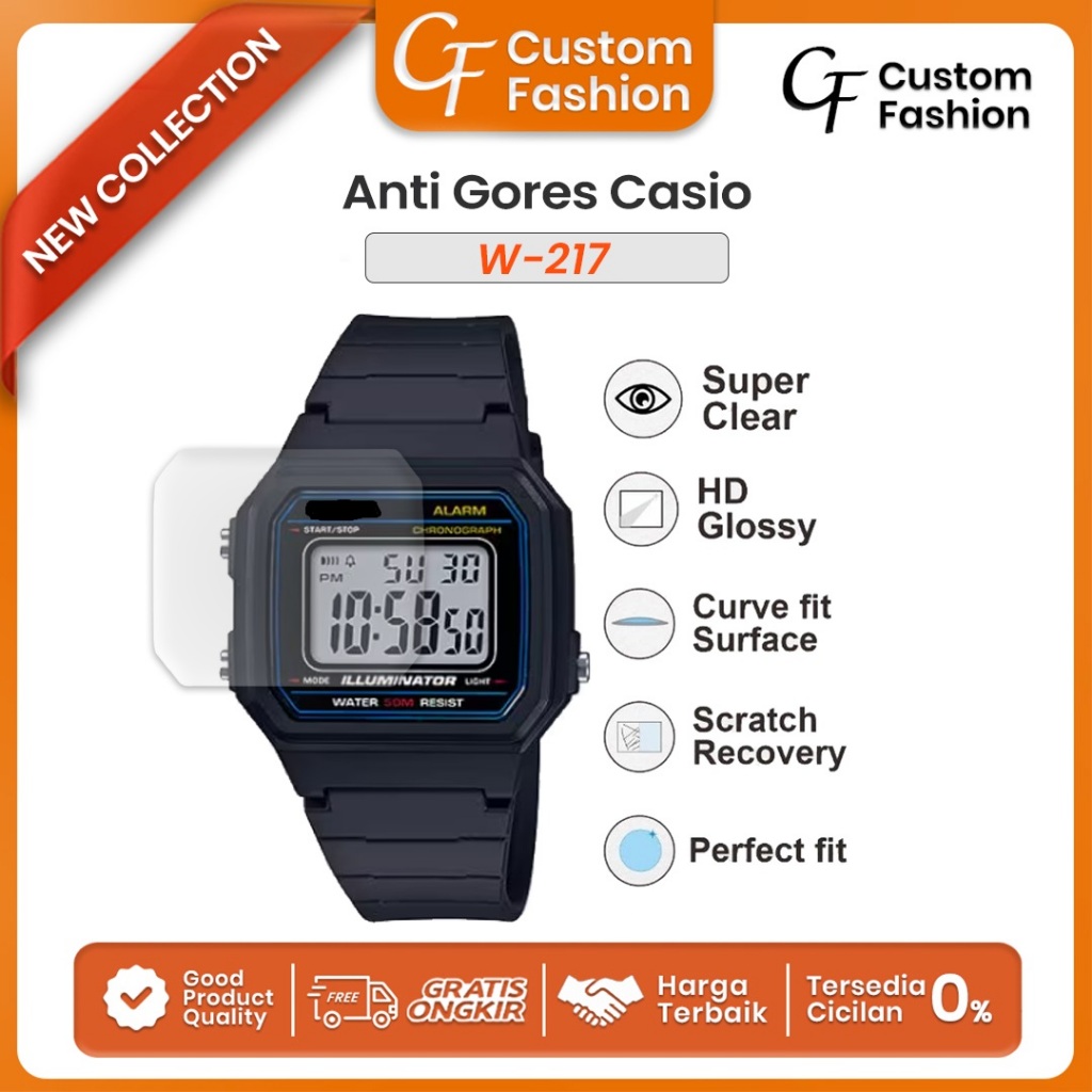 Anti Gores 2D 3D Casio W-217H W217 W217H Protective Film Hydrogel Casio W-217H W217 W217H W 217H