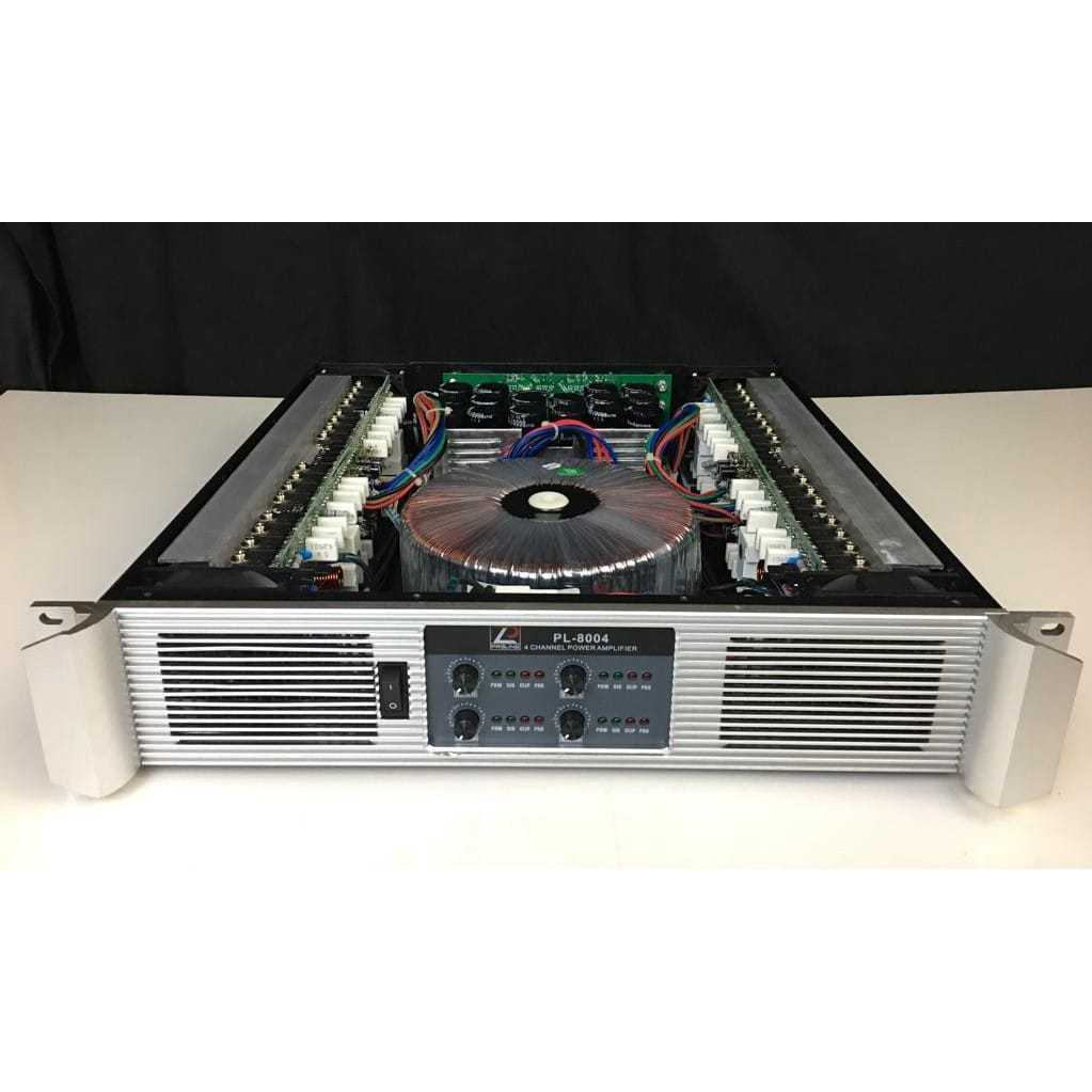 POWER AMPLI PASLINE PL-8004 POWER 4X800 WATT 8 OHM 4 CHANNEL