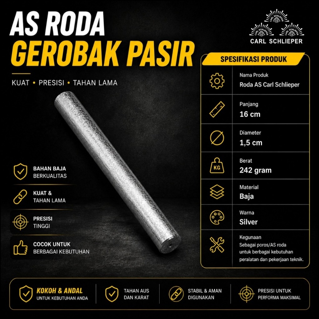 CARL SCHLIEPER As Roda Gerobak Pasir As Roda Angkong As Roda Gerobak Sorong