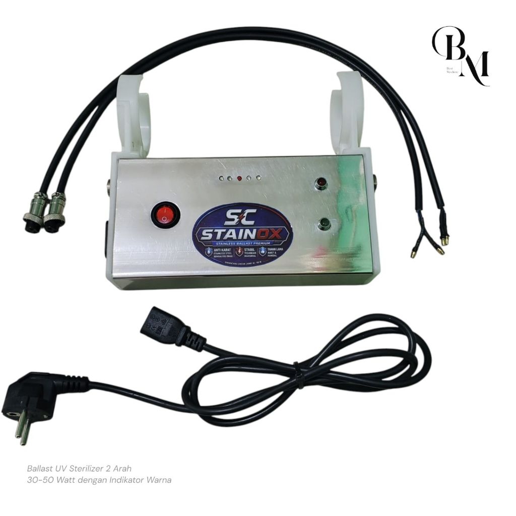 Ballast UV Strerilizer 2 Arah 30-50 Watt Dengan Indikator Warna