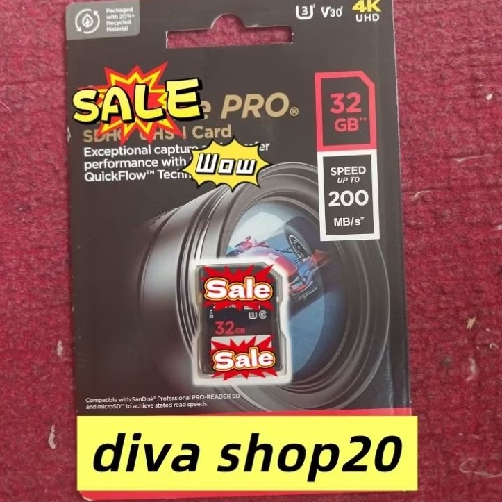 memory sd card 32gb memori camera digital dslr semipro miroles handycam berkualitas