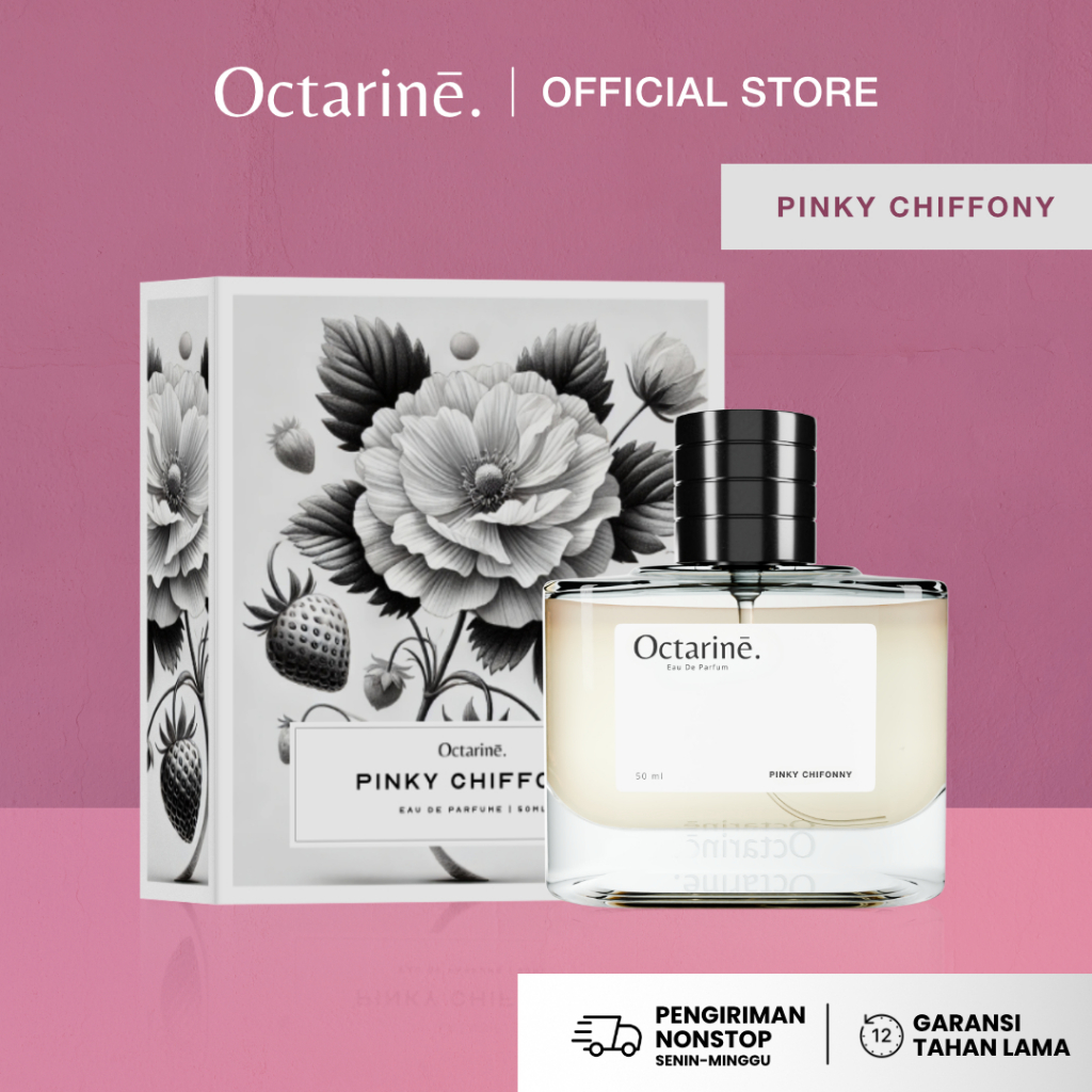 Pinky Chiffony - Parfum Wanita Aroma Vanilla Powdery by Octarine