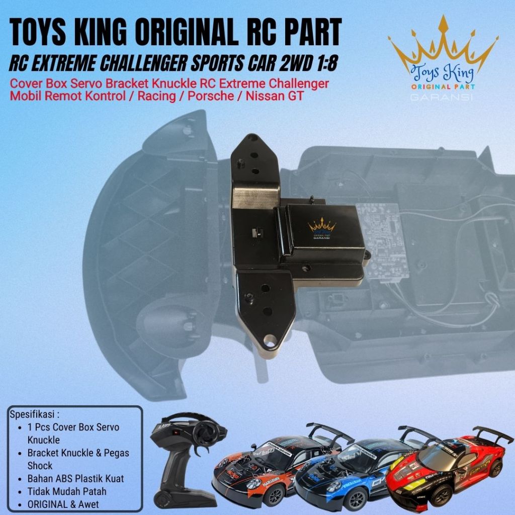 ARIVINDO Cover box servo bracket rc 1:8 jumbo extreme challenger sedan spare part original