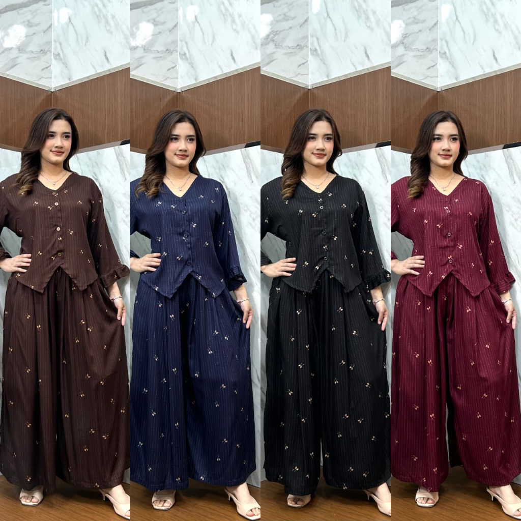 GALLERY HAWET ANDINI KANAYA ONESET SETCEL RAYON JUMBO BAHAN RAYON PREMIUM SETCEL BUNGA SIZE JUMBO