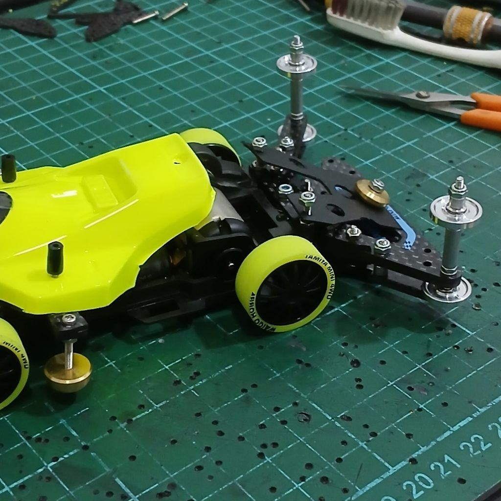 tamiya mini 4wd thunder shot jr. super ii chassis kelas sto100 ioc full original