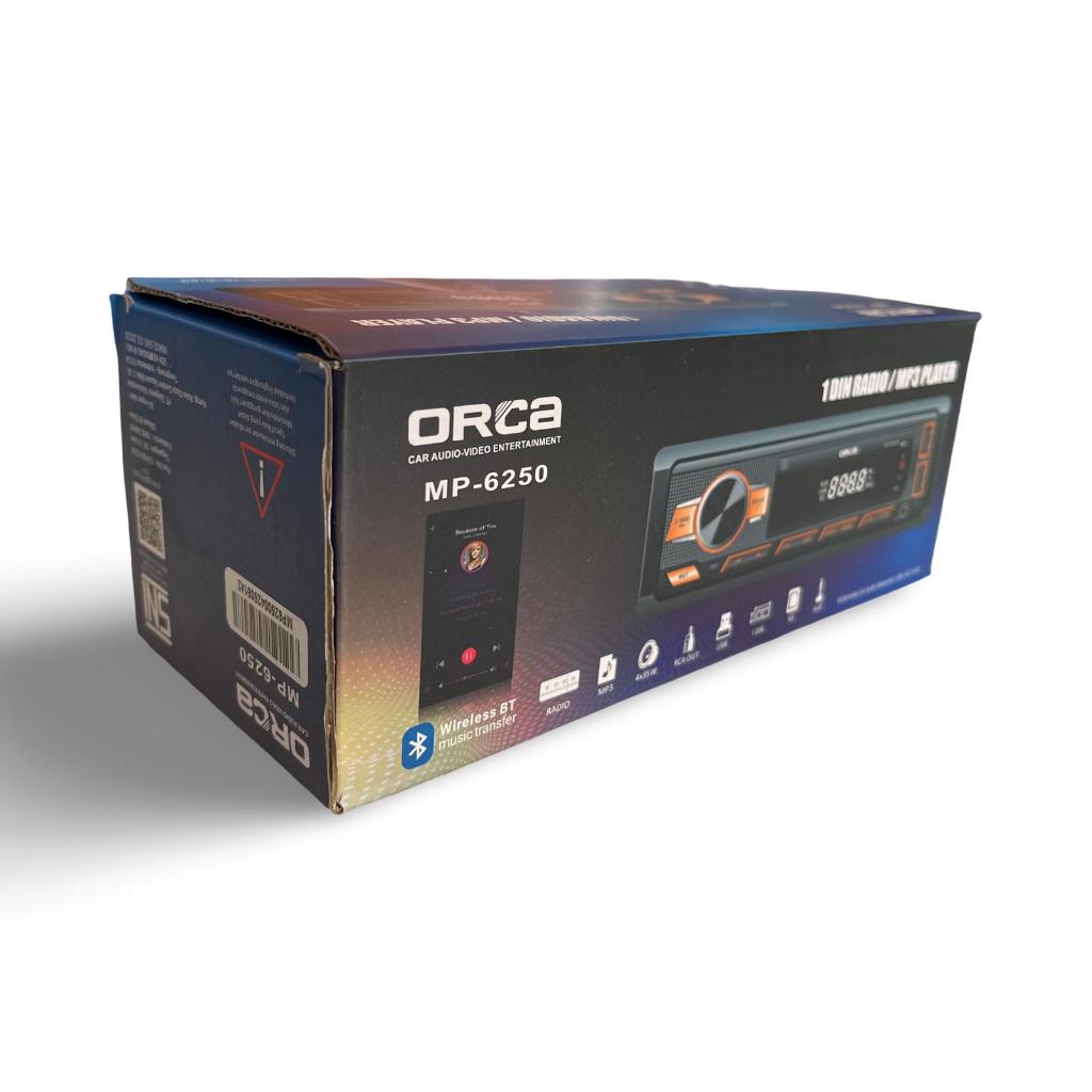 head unit Single din ORCA Tape Mobil Mp3 Bluetooth USB ORCA MP-6250 NEW