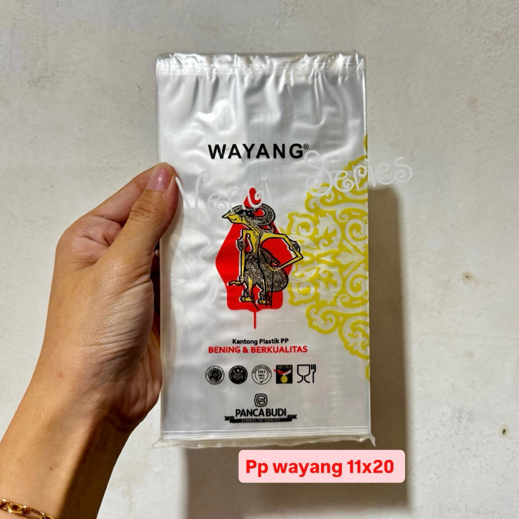 PP Wayang 11x20 / Plastik Wayang 11x20 Plastik bungkus 11x20 / Plastik bening 11x20