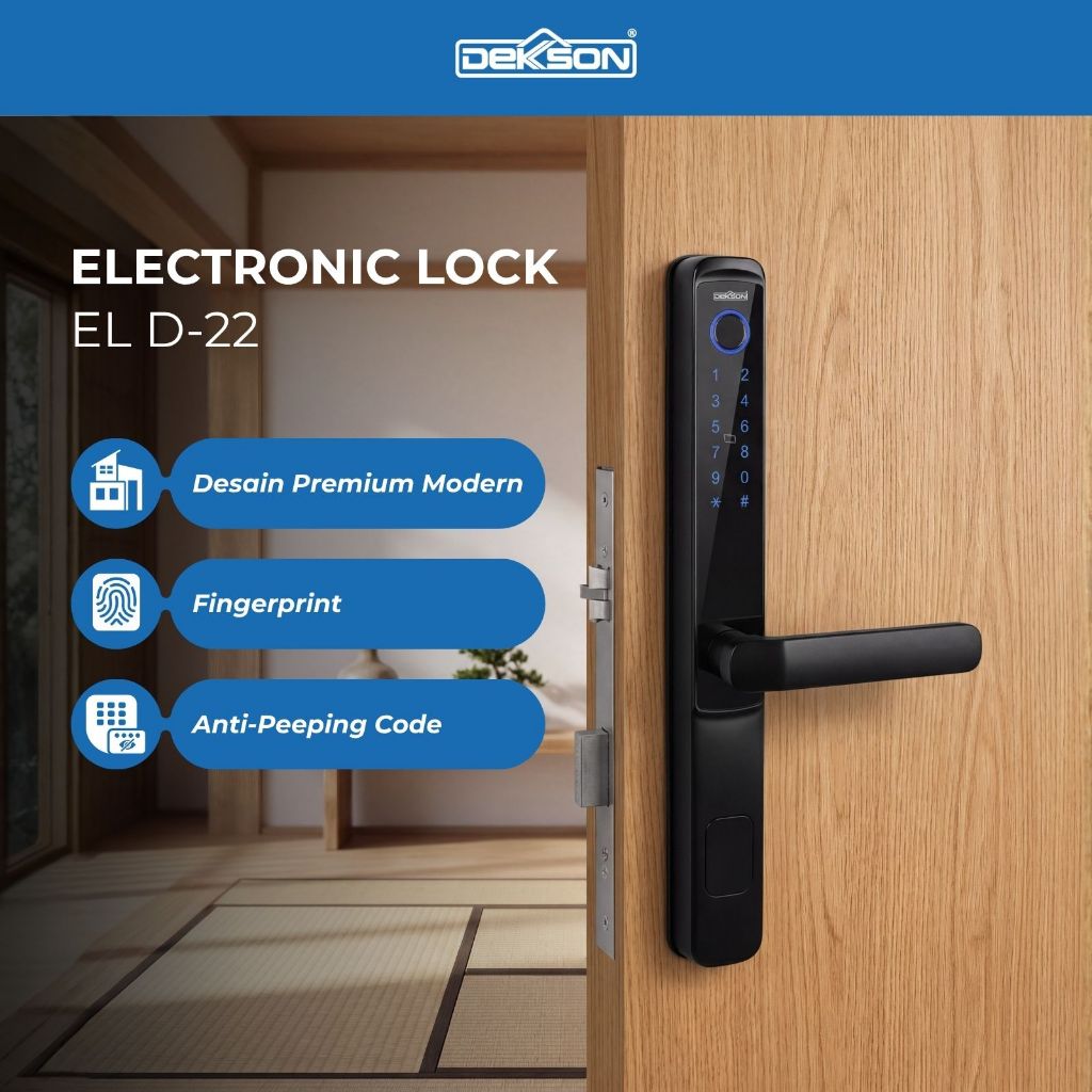 DEKKSON Smart Door Digital Lock Kunci Digital EL D22