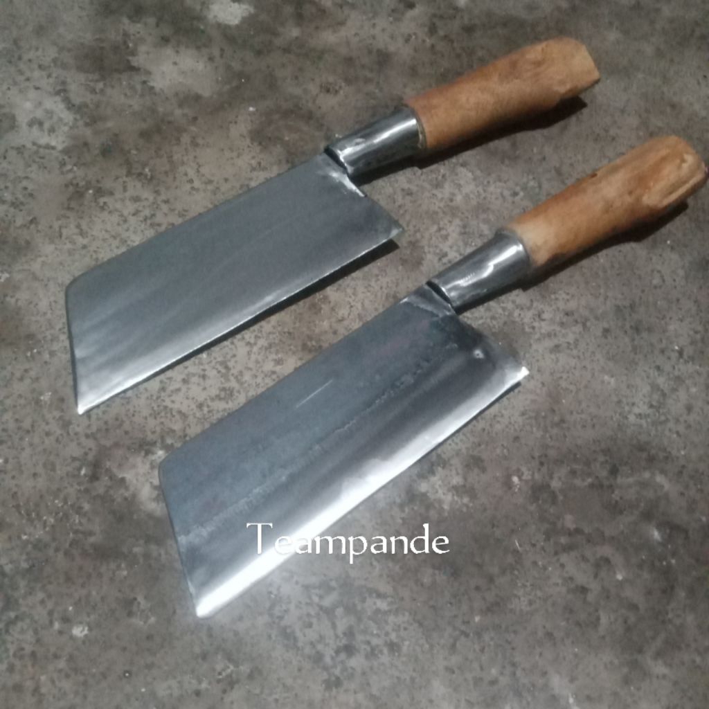 Pisau Bodeng Cacah Baja Per Super Tebal -Bodeng Daging Sepuhan