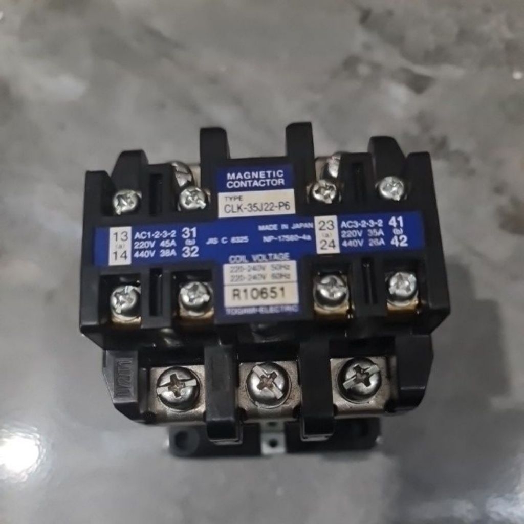 Contaktor ac besar TOGAMI CLK-35J22-P6 original