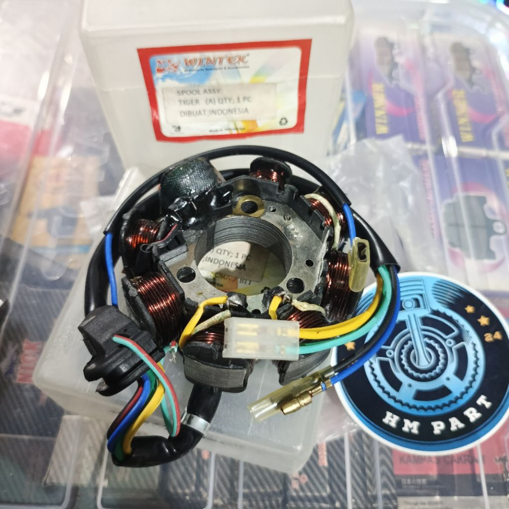 Fukuyama Spool Spull Stator Assy Komplit Tiger (Tanpa Pulser) merk wintex