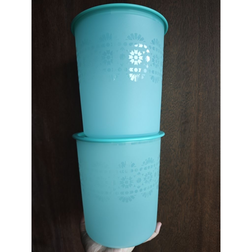 Tupperware Mosaic Canister Tosca 2.8L (2)