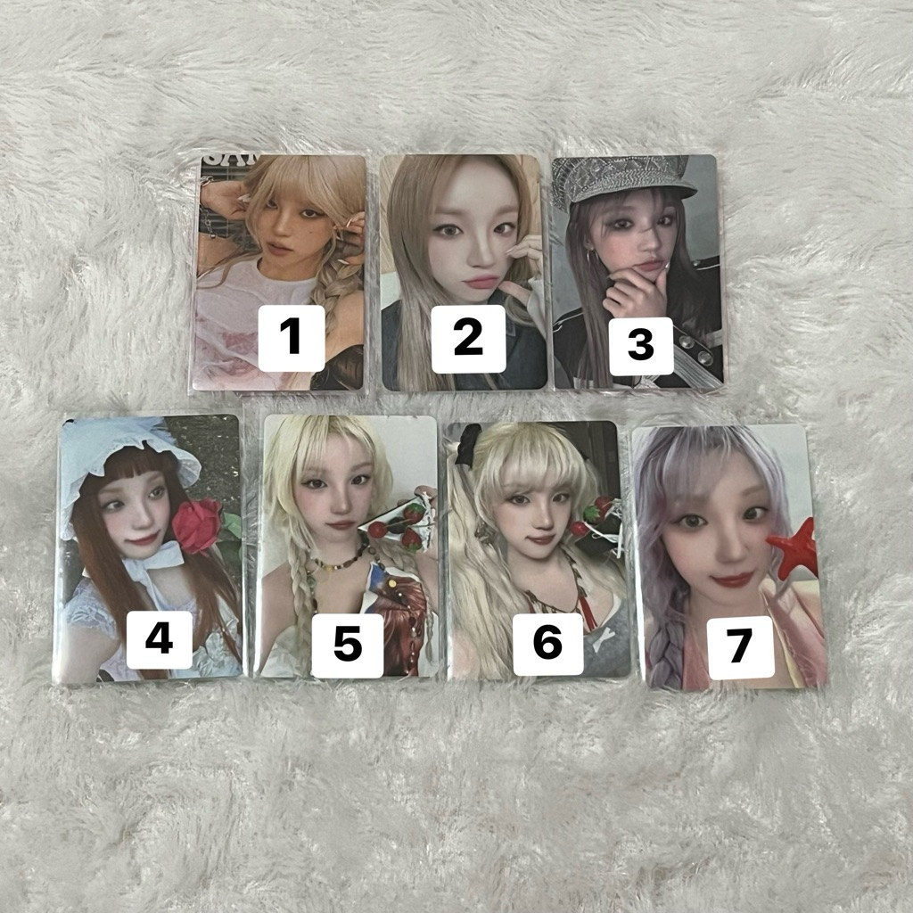 Photocard (PC) Official I-DLE SONG YUQI (G)I-DLE GIDLE IDLE POCA