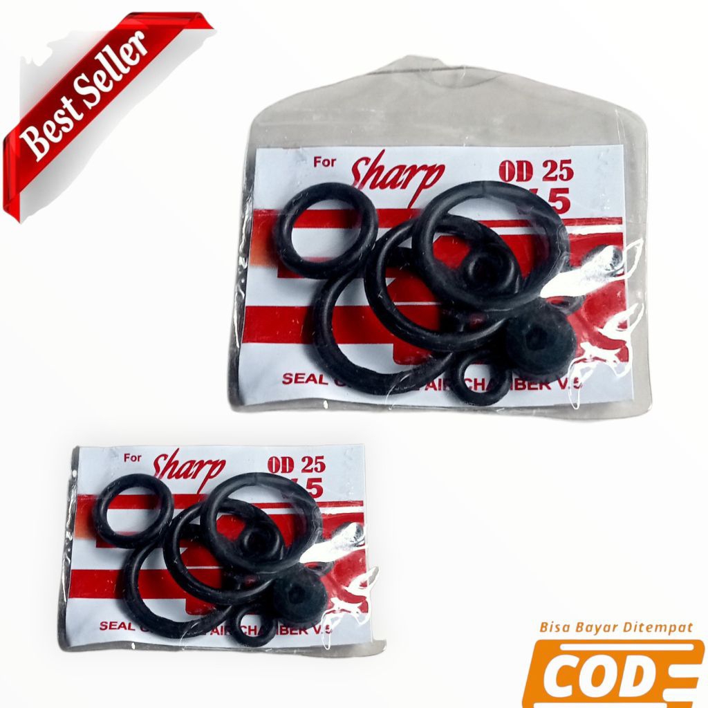 sil set pompa v5 merah od 25 / Oring sil v5 od 25 1st