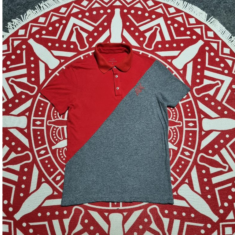Kaos Kerah Armani Exchange lengan pendek