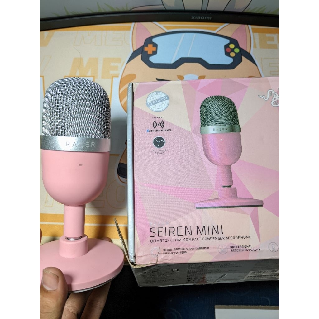 Mic Razer Seiren Mini Quartz Pink Second/Bekas
