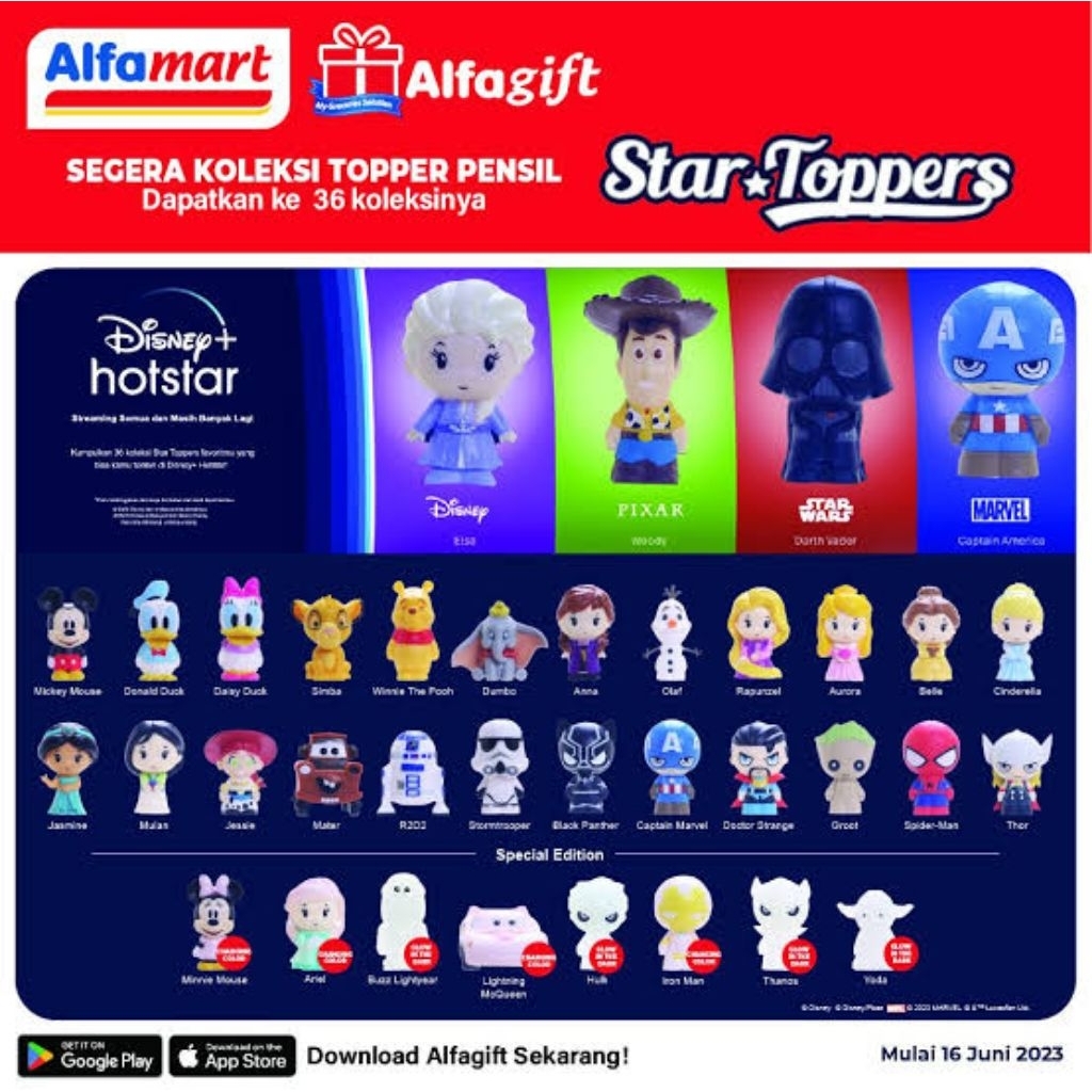 Disney+ Hotstar alfamart gantungan pulpen