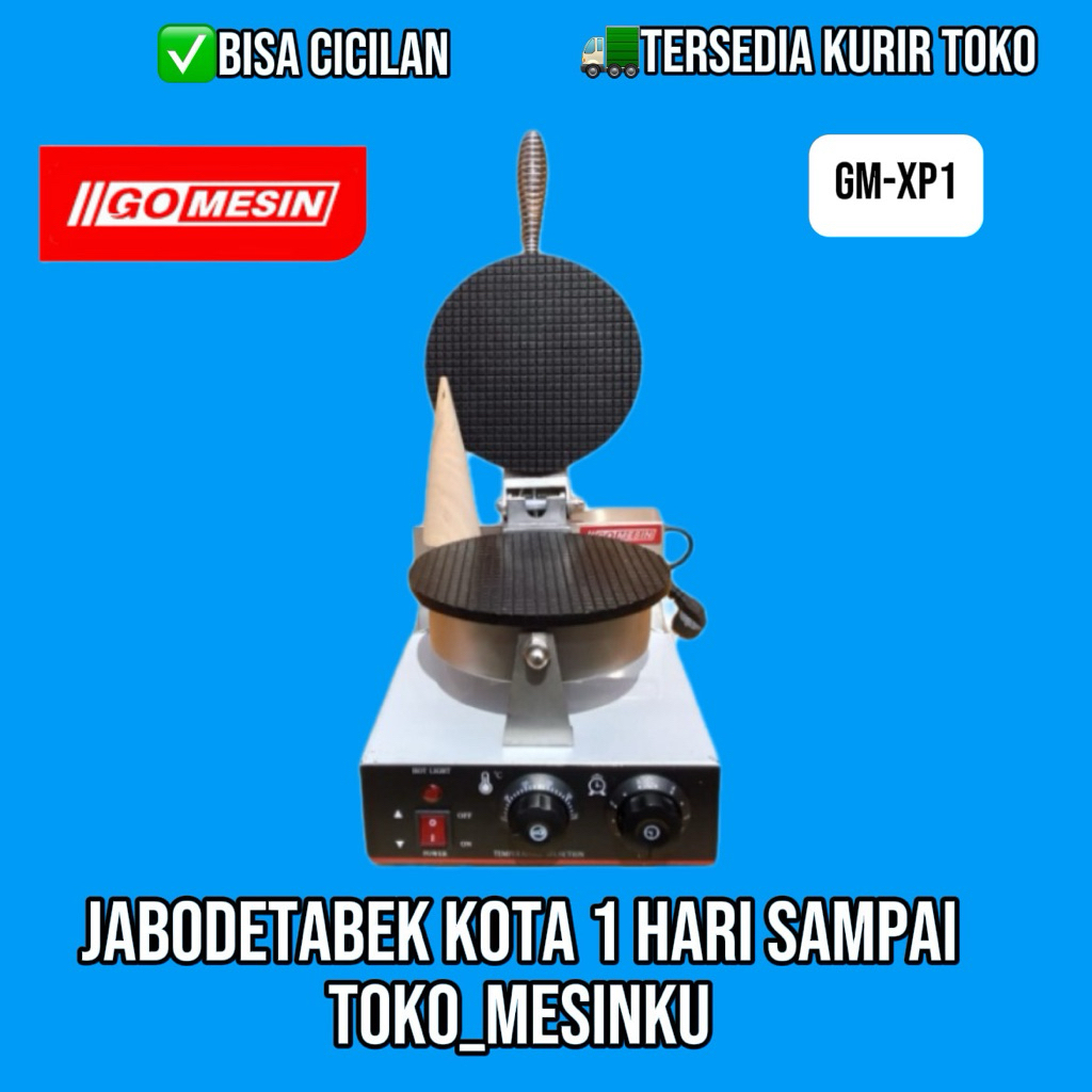 CONE WAFLE MAKER Gomesin GM-XP-1 MESIN CETAK CONE ICE CREAM / ES KRIM