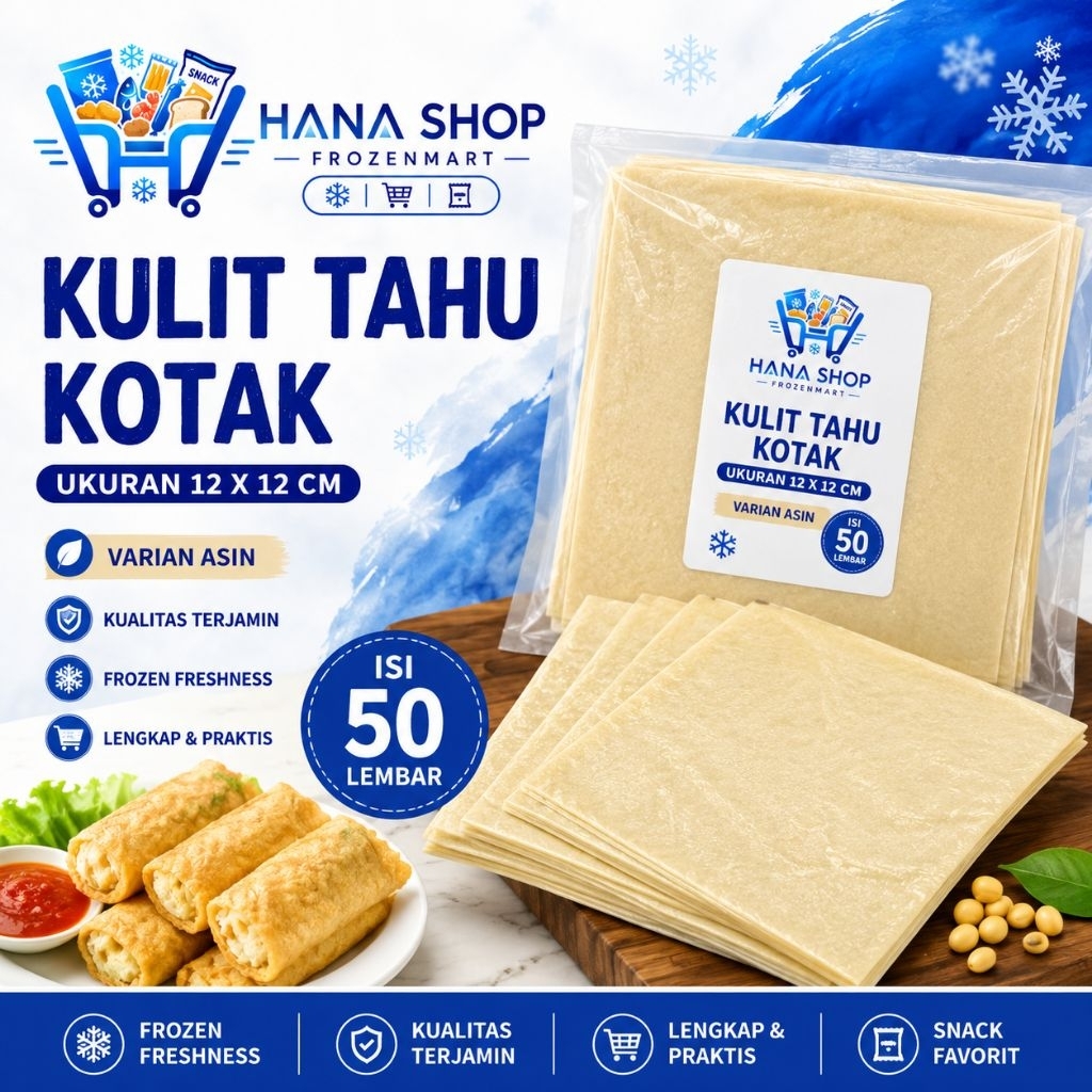 Kulit Tahu Kotak 50 Lembar