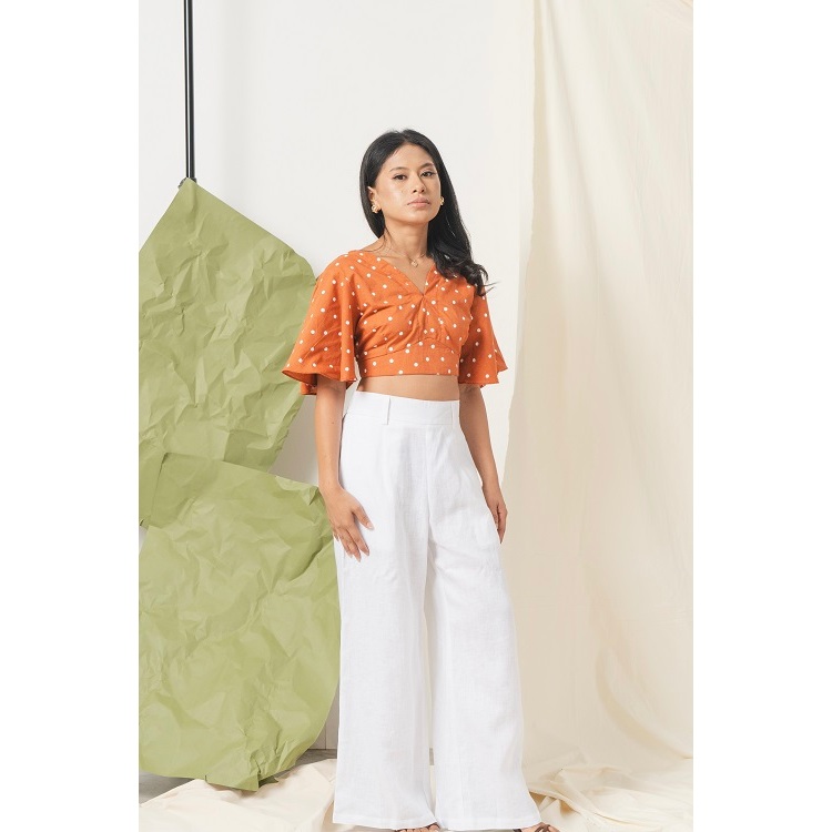 Dave Cullotes - Pure French Linen White