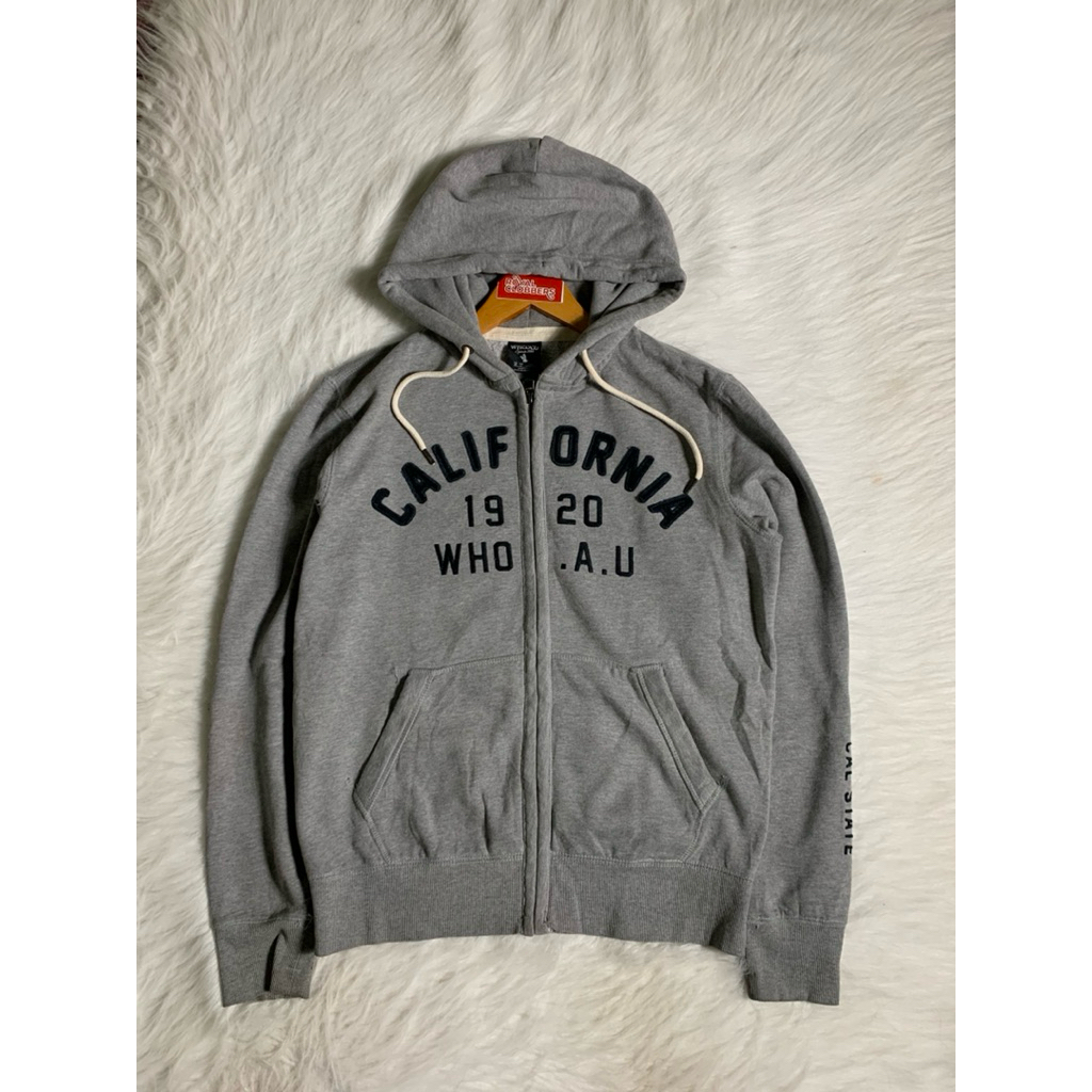 zip hoodie who.a.u second (4349) - Hoodie second - hoodie second branded - Jaket Second - Jaket Seco