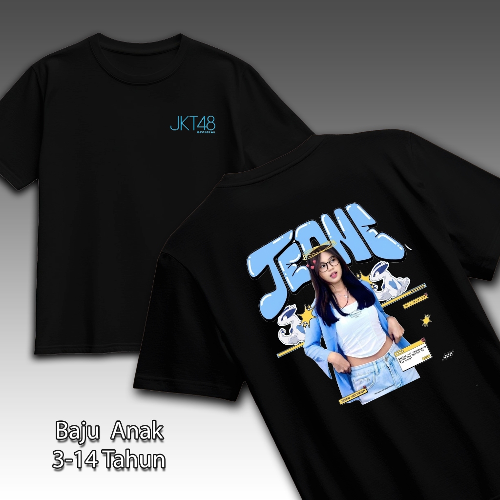 KAOS [PREMIUM] Kaos Eksklusif JKT48 – Jeane Style Edition KAOS JEANE Cotton Combed 30s-Pakaian Anak 